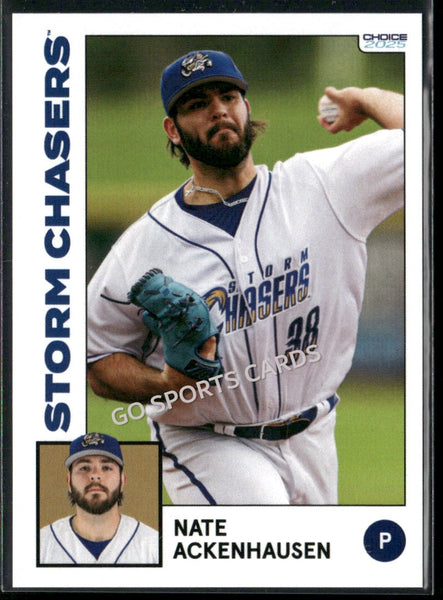 2025 Omaha Storm Chasers Nate Ackenhausen