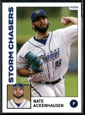 2025 Omaha Storm Chasers Nate Ackenhausen