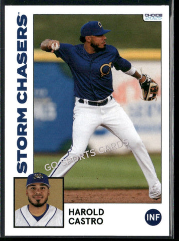 2025 Omaha Storm Chasers Harold Castro