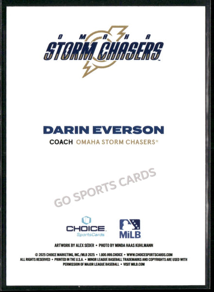 2025 Omaha Storm Chasers Darin Everson