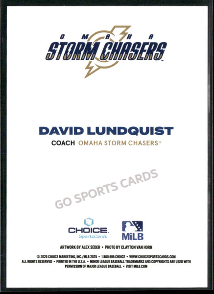 2025 Omaha Storm Chasers David Lundquist