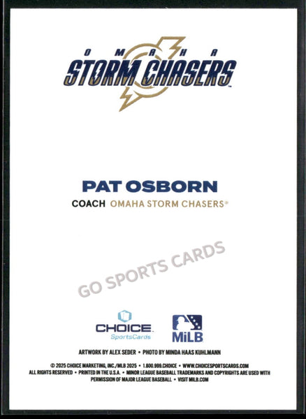 2025 Omaha Storm Chasers Pat Osborn