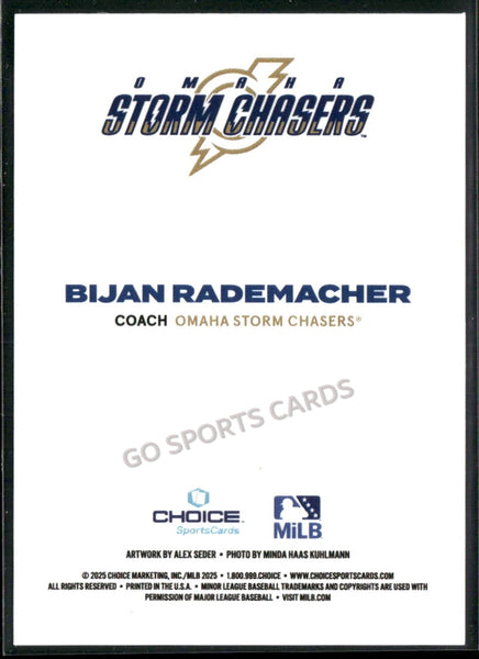 2025 Omaha Storm Chasers Bijan Rademacher