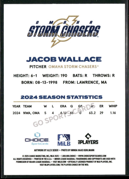 2025 Omaha Storm Chasers Jacob Wallace