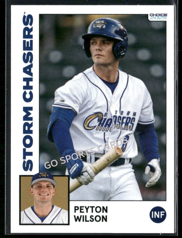 2025 Omaha Storm Chasers Peyton Wilson