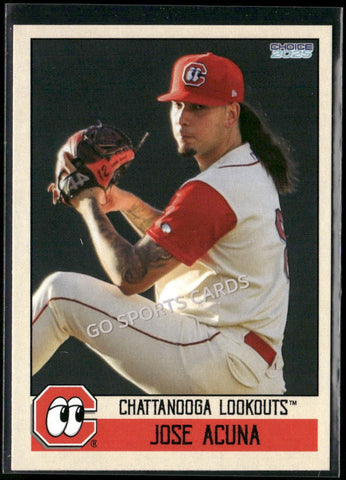2025 Chattanooga Lookouts Jose Acuna