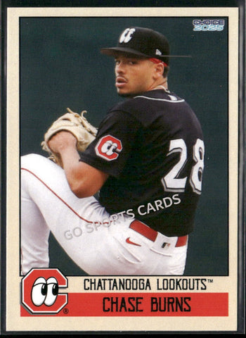 2025 Chattanooga Lookouts Chase Burns