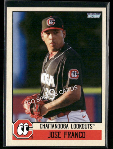 2025 Chattanooga Lookouts Jose Franco
