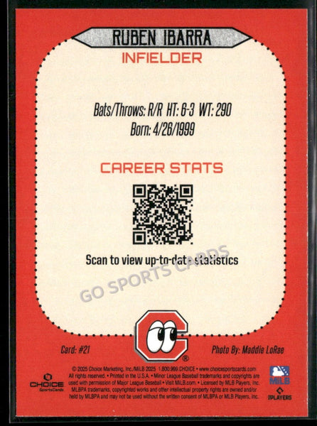 2025 Chattanooga Lookouts Ruben Ibarra