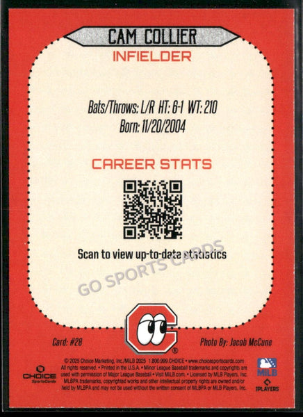2025 Chattanooga Lookouts Cam Collier