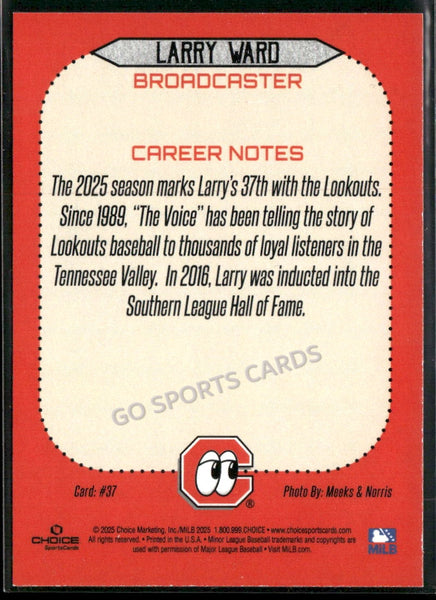 2025 Chattanooga Lookouts Larry Ward