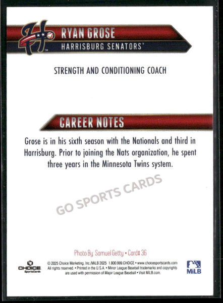 2025 Harrisburg Senators Ryan Grose