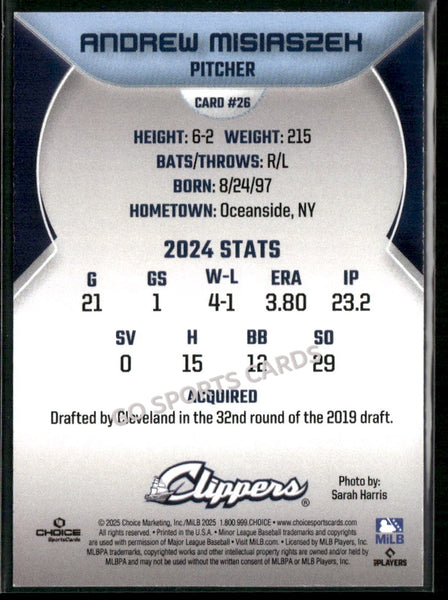 2025 Columbus Clippers Andrew Misiaszek
