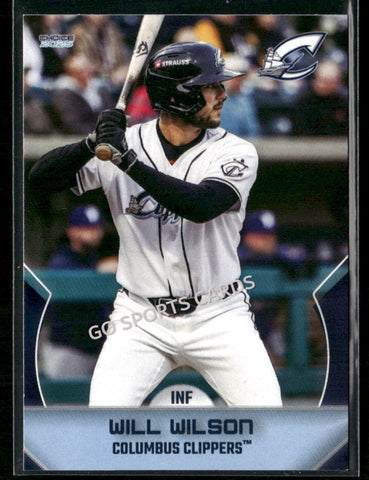 2025 Columbus Clippers Will Wilson