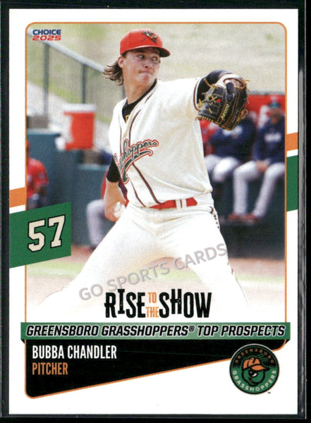 2025 Greensboro Grasshoppers Rise to the Show Bubba Chandler