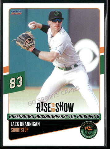 2025 Greensboro Grasshoppers Rise to the Show Jack Brannigan