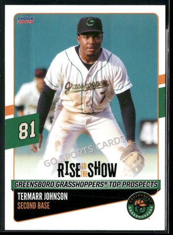 2025 Greensboro Grasshoppers Rise to the Show Termarr Johnson