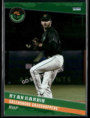 2025 Greensboro Grasshoppers Ryan Harbin