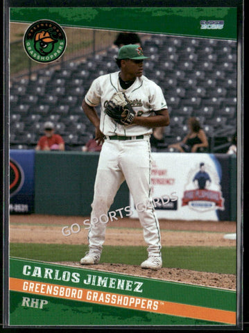 2025 Greensboro Grasshoppers Carlos Jimenez