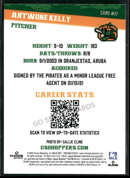 2025 Greensboro Grasshoppers Antwone Kelly