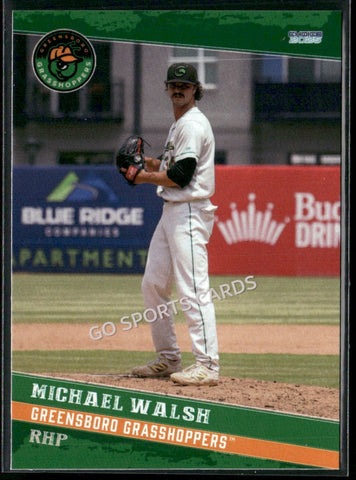2025 Greensboro Grasshoppers Michael Walsh