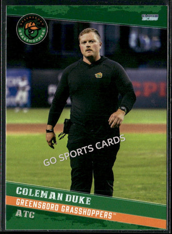 2025 Greensboro Grasshoppers Coleman Duke