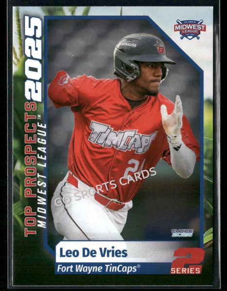 2025 Midwest League Top Prospects MWL 2nd Leo De Vries