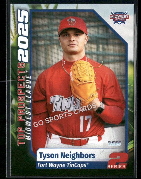 2025 Midwest League Top Prospects MWL 2nd Tyson Neighbors