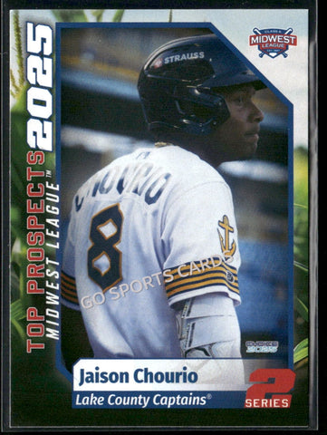 2025 Midwest League Top Prospects MWL 2nd Jaison Chourio