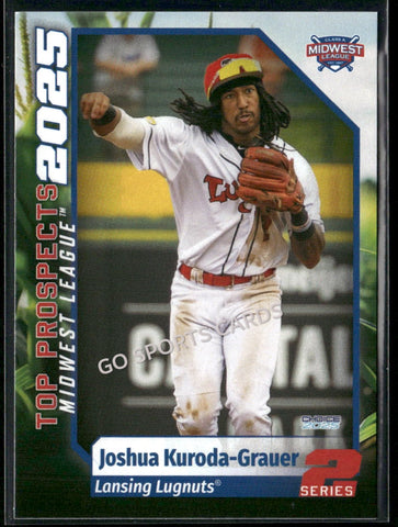 2025 Midwest League Top Prospects MWL 2nd Joshua Kuroda Grauer
