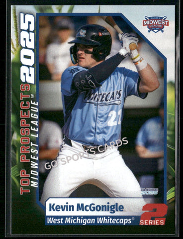 2025 Midwest League Top Prospects MWL 2nd Kevin McGonigle