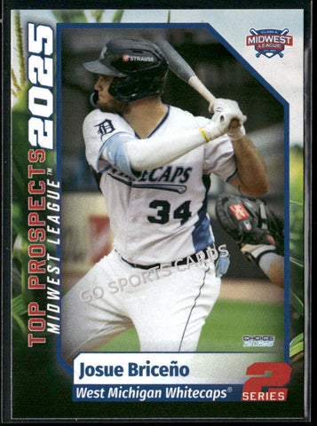 2025 Midwest League Top Prospects MWL 2nd Josue Briceno