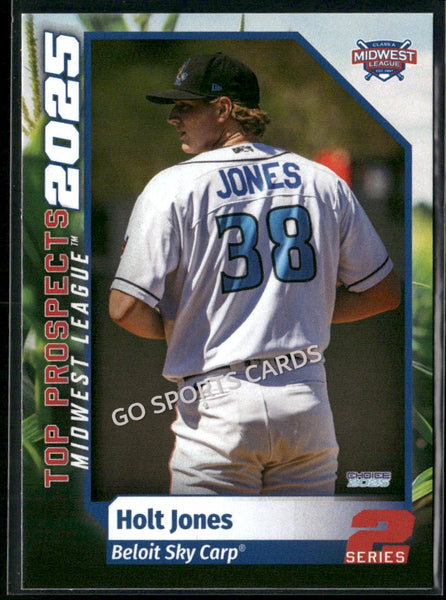2025 Midwest League Top Prospects MWL 2nd Holt Jones