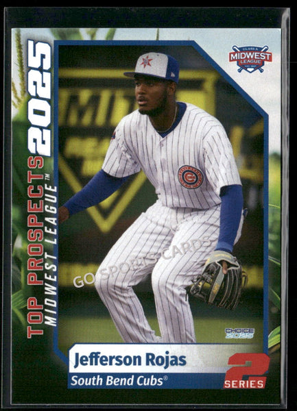2025 Midwest League Top Prospects MWL 2nd Jefferson Rojas