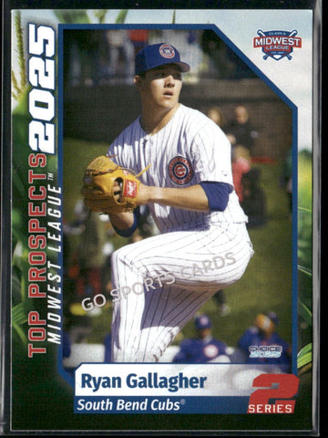 2025 Midwest League Top Prospects MWL 2nd Ryan Gallagher