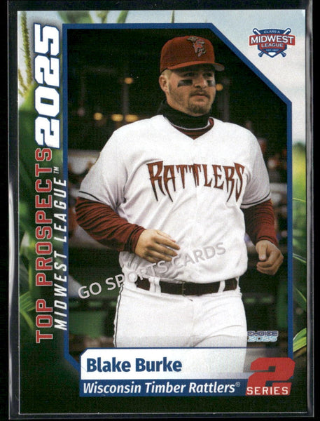 2025 Midwest League Top Prospects MWL 2nd Blake Burke