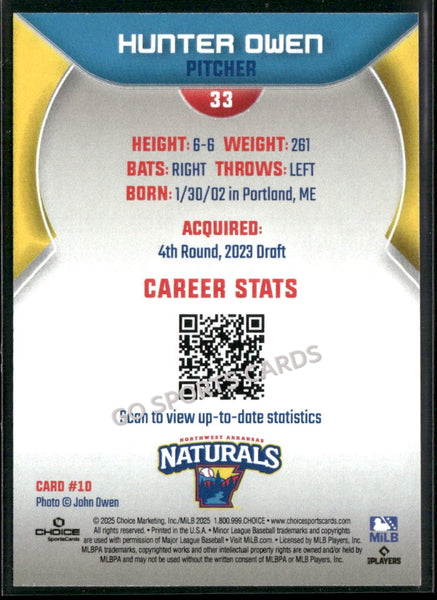 2025 Northwest Arkansas Naturals Hunter Owen