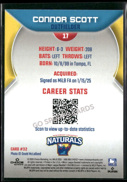 2025 Northwest Arkansas Naturals Connor Scott