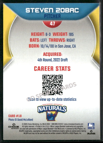 2025 Northwest Arkansas Naturals Steven Zobac
