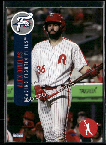 2025 Reading Fightin Phils 2nd Alex Binelas