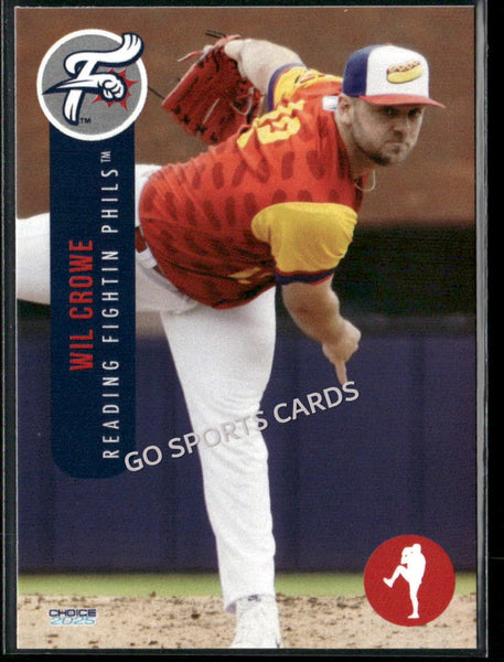 2025 Reading Fightin Phils 2nd Wil Crowe