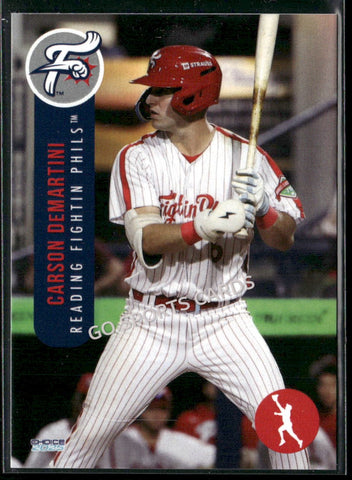2025 Reading Fightin Phils 2nd Carson DeMartini