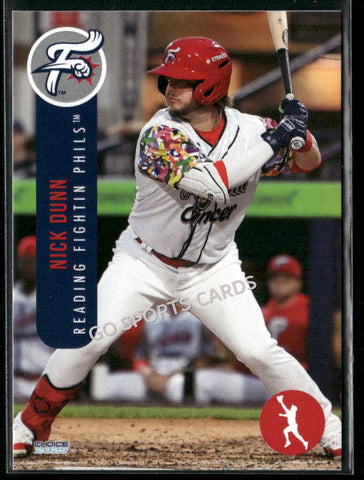 2025 Reading Fightin Phils 2nd Nick Dunn
