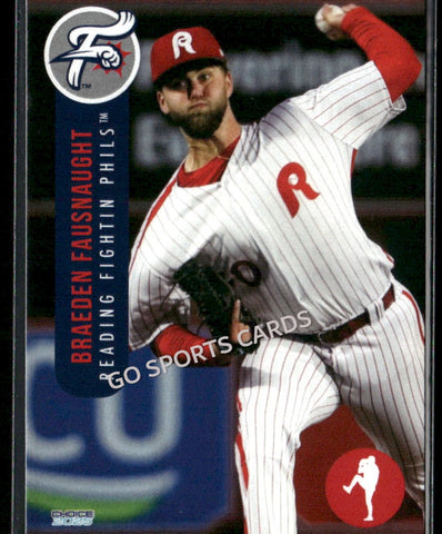 2025 Reading Fightin Phils 2nd Braeden Fausnaught