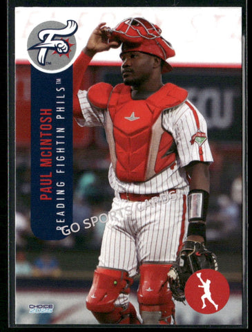 2025 Reading Fightin Phils 2nd Paul McIntosh