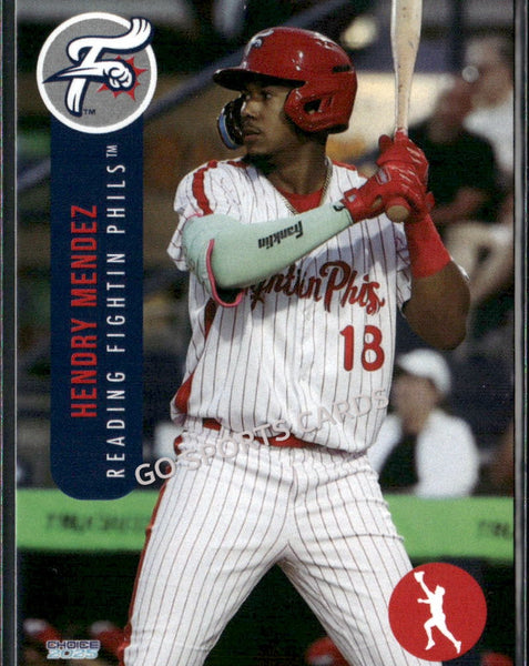 2025 Reading Fightin Phils 2nd Hendry Mendez