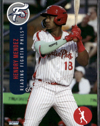 2025 Reading Fightin Phils 2nd Hendry Mendez