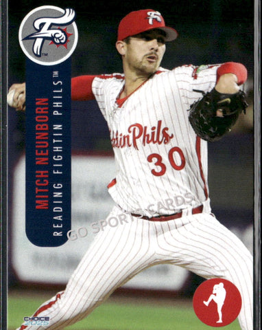 2025 Reading Fightin Phils 2nd Mitch Neunborn
