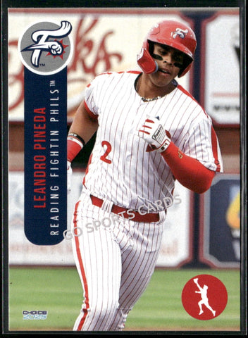 2025 Reading Fightin Phils 2nd Leandro Pineda