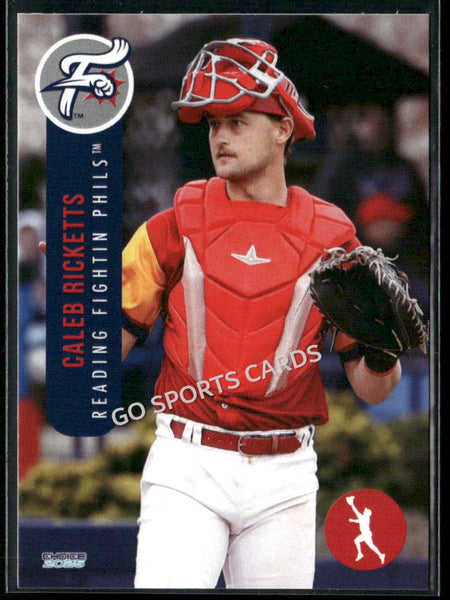 2025 Reading Fightin Phils 2nd Caleb Ricketts